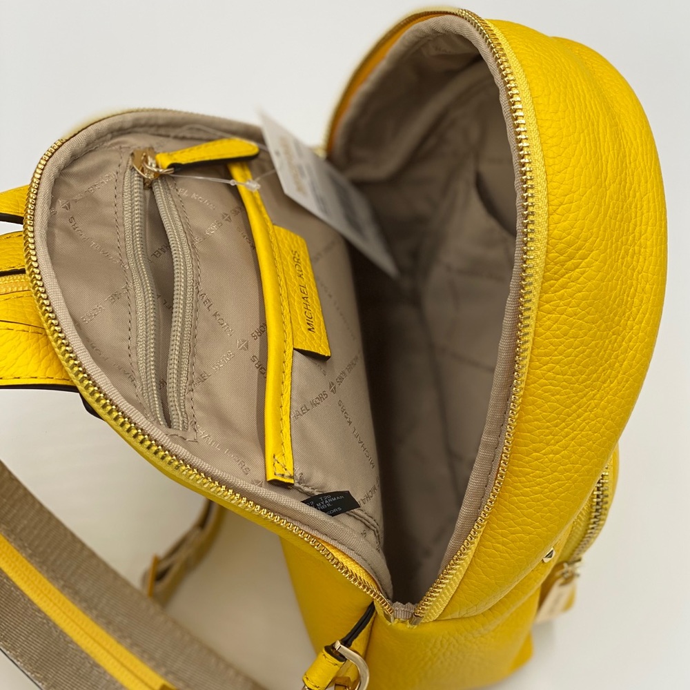 COPY - MICHAEL KORS ERIN SMALL CONVERTIBLE BACKPACK CITRS - Picture 14 of 16